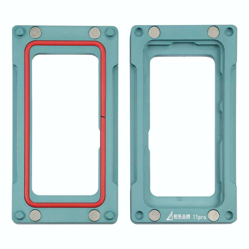 Magnetic LCD Screen Frame Bezel Pressure Holding Mold Clamp Mold For iPhone 11 Pro