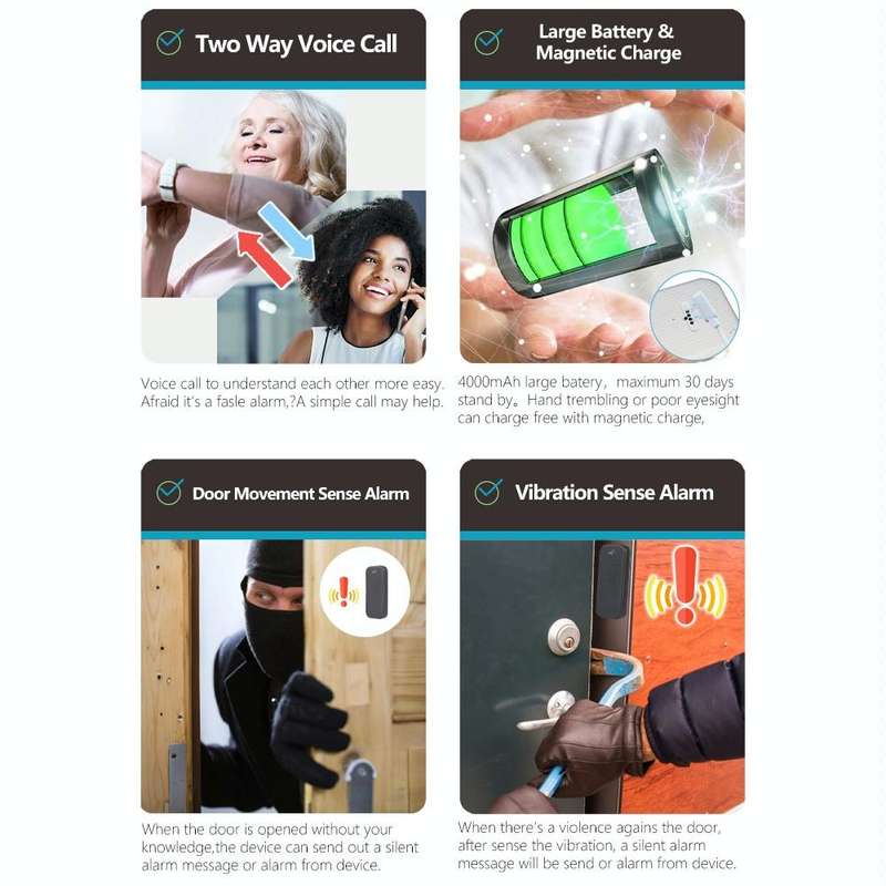 REACHFAR V22 4GInternet Door Sensor Alarm Home Door Window Sensor Alarm