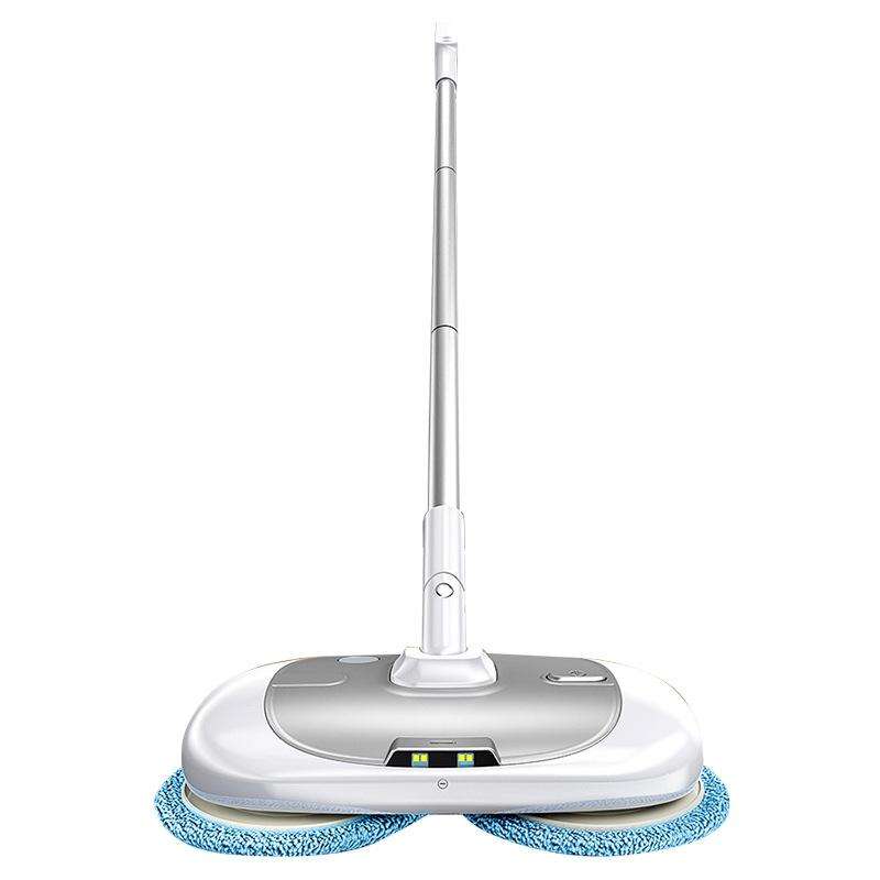 Cordless Electric Rotary Mop Floor Scrubber Household Handheld Water Spray Cleaning Multifunction...