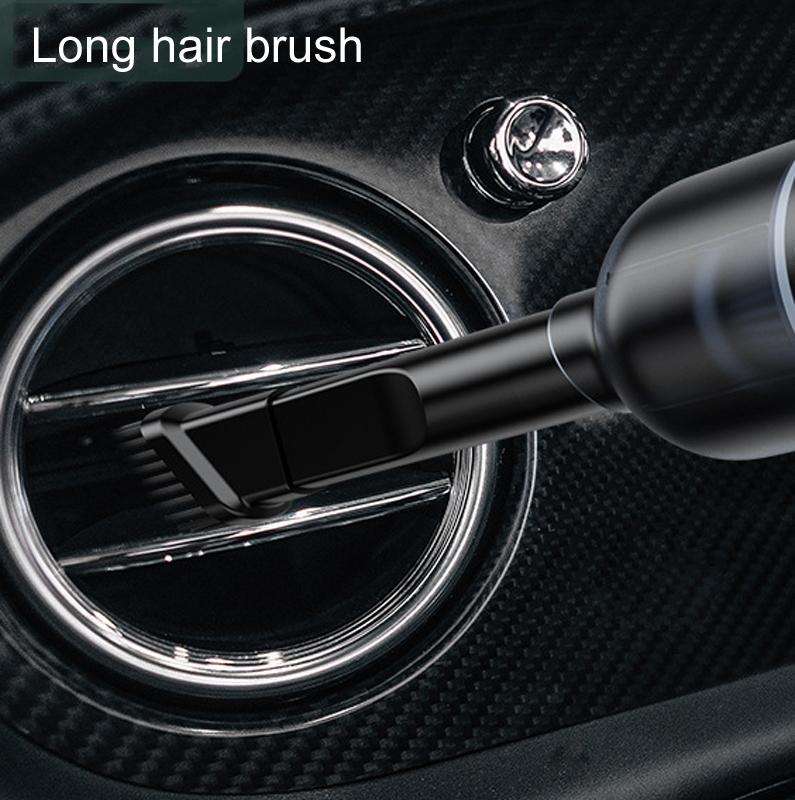 SHANEN 120W 8000Pa Car Vacuum Cleaner Car Wireless Charging High-Power Powerful Mini Handheld Vac...