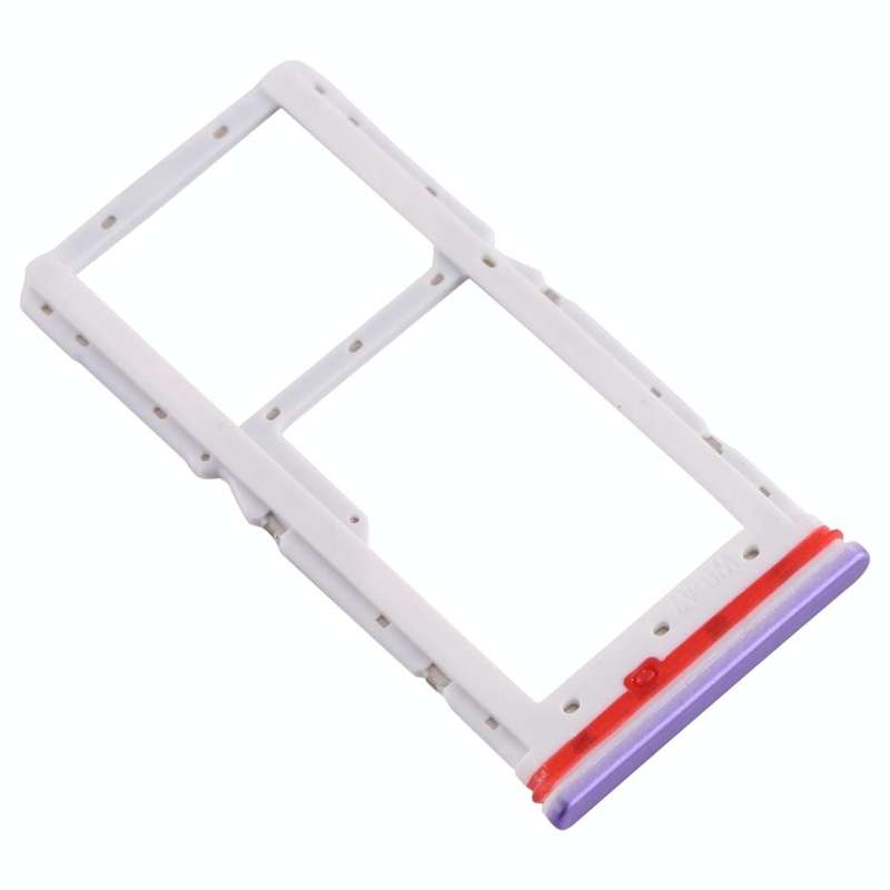 SIM Card Tray + SIM / Micro SD Card Tray for Xiaomi Redmi K30 4G(Purple)