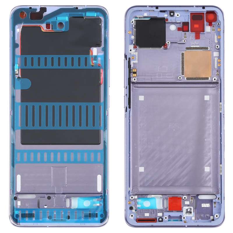 Original Front Housing LCD Frame Bezel Plate for Xiaomi Mi 11 Pro M2102K1AC (Purple)