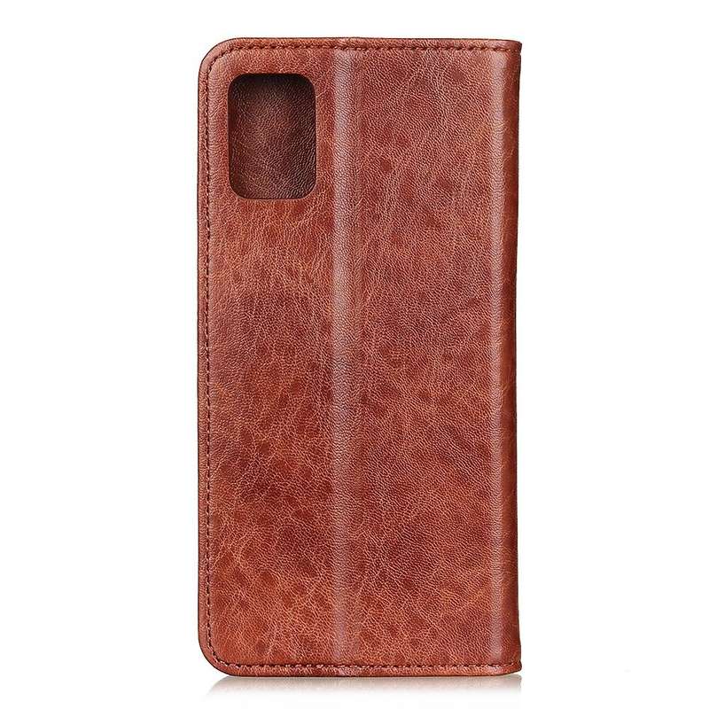 For Galaxy A71 5G Magnetic Crazy Horse Texture Horizontal Flip Leather Case with Holder & Card Sl...