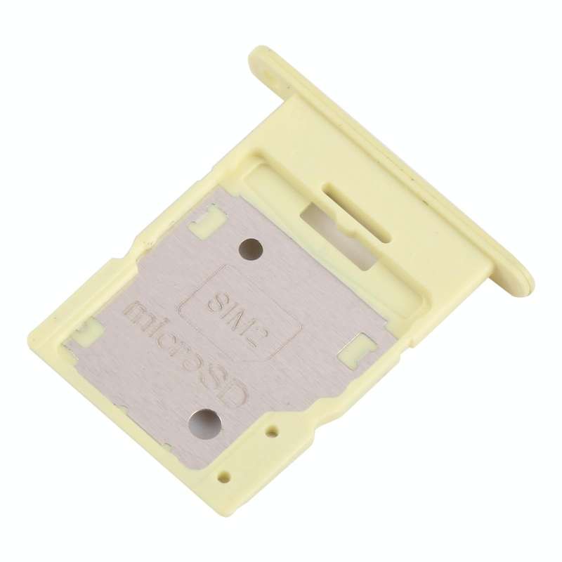 For Samsung Galaxy A15 4G SM-A155F Original SIM Card Tray + SIM / Micro SD Card Tray (Yellow)