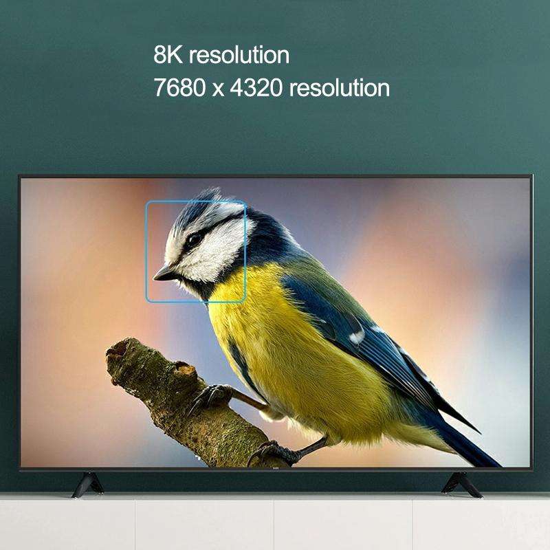 DTECH HDMI 8K 60Hz HD Optical Fiber Line TV Display Projector Extension Line 3m