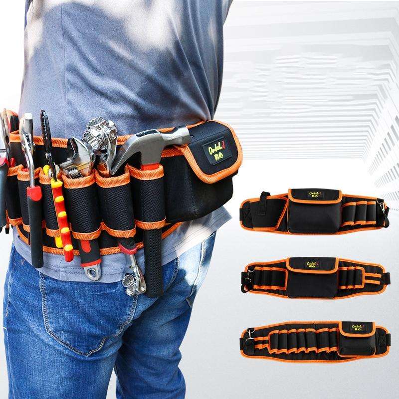 Onkel.J Electrician Waist Bag Canvas Multifunctional Tool Bag , Series: C Type