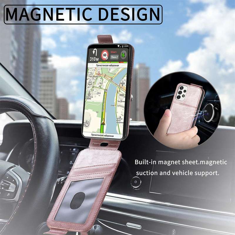 For Samsung Galaxy A33 5G Zipper Wallet Vertical Flip Leather Phone Case(Pink)