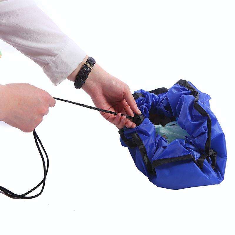 Portable Kids Toy Storage Bag Fashion Practical Drawstring Pouch, Size:150cm(Pink)