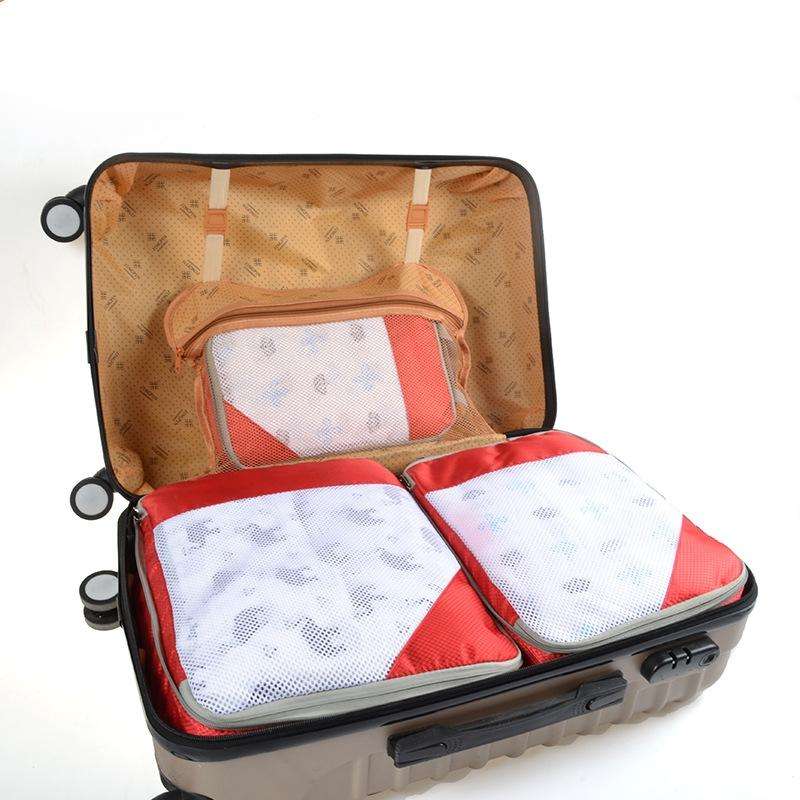 3 PCS/Set Travel Waterproof Compression Clothes Storage Bag(Green Without Net)