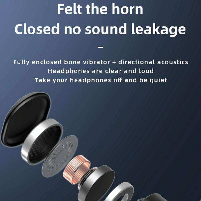 DG-X18 Bone Conduction Bluetooth Headphones Swimming IPX8 Waterproof Sports Headphones, Memory Ca...