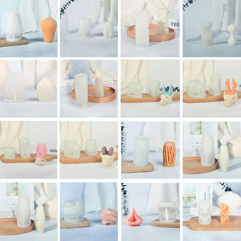 Geometric Scented Candle Silicone Mold, Specification: LZ-395