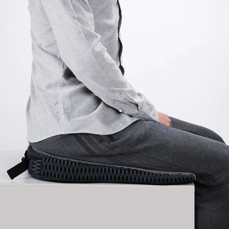 Thickened Breathable Memory Foam Car Seat Cushion(QFC047 Black)