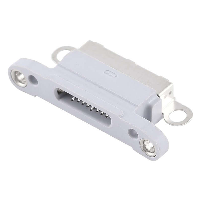 10 PCS Charging Port Connector for iPhone X(Grey)