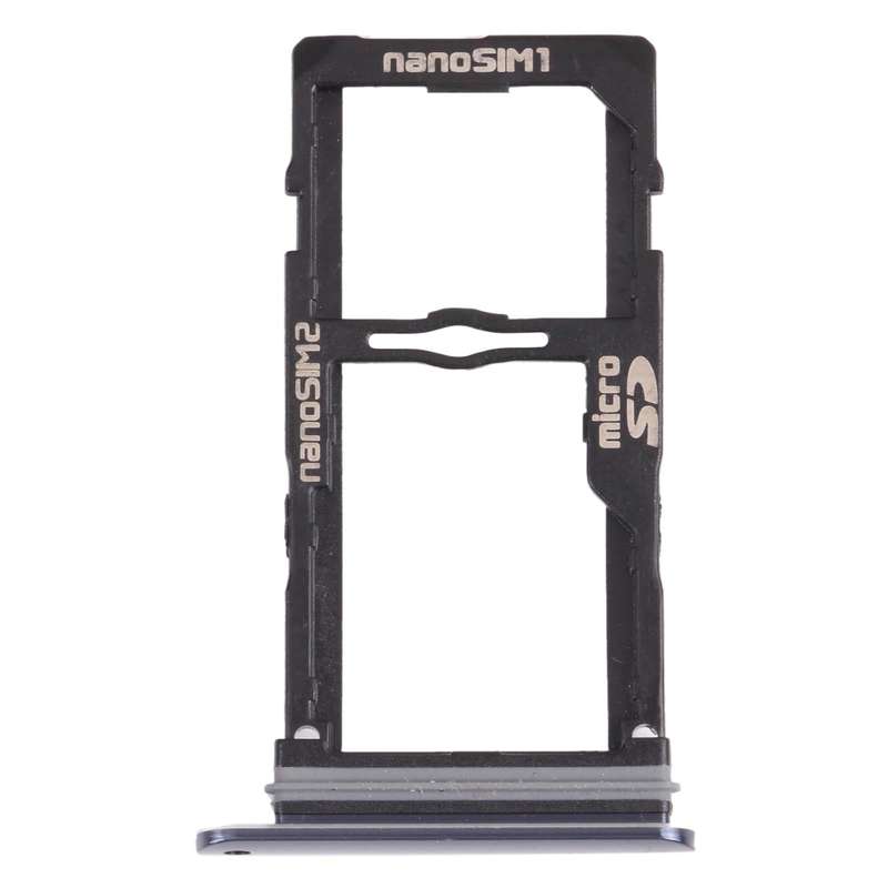 Nano SIM Card Tray + Nano SIM Card Tray / Micro SD Card Tray for LG G8S ThinQ LMG810, LM-G810, LM...