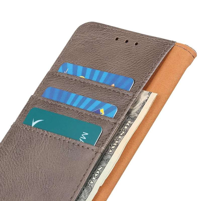 For OnePlus 9R KHAZNEH Cowhide Texture Horizontal Flip Leather Case with Holder & Card Slots & Wa...