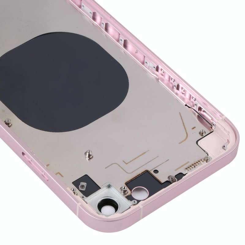 Back Housing Cover with Appearance Imitation of iP14 for iPhone XR(Pink)