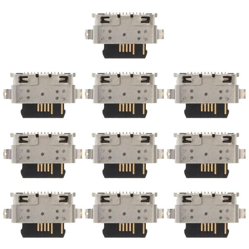For Alcatel 3T 10 2020 8094 10pcs Charging Port Connector