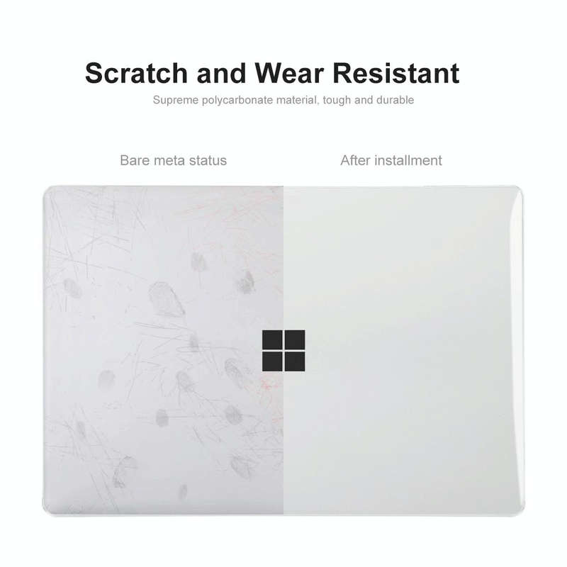 For Microsoft Surface Laptop Go 1/2 12.4 1943/2013 ENKAY Hat-Prince Shockproof Crystal Hard Case(...