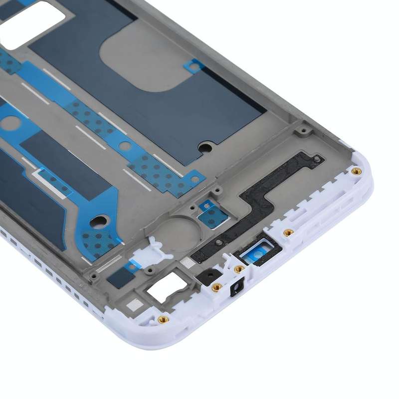 For OPPO A77 / F3 Front Housing LCD Frame Bezel Plate  (White)