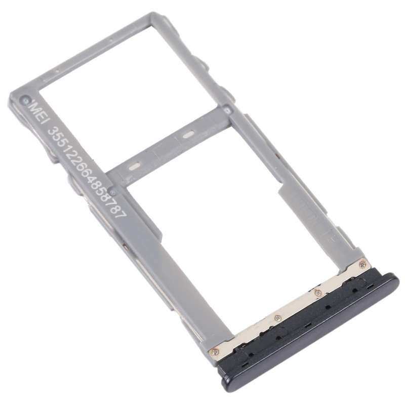 For TCL 20 SE Original SIM Card Tray + SIM / Micro SD Card Tray(Black)