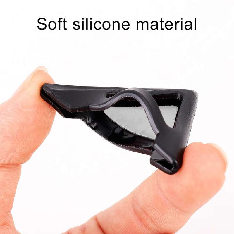 Universal Car Body Silicone Anti-collision Sticker Door corner Protector(Black)