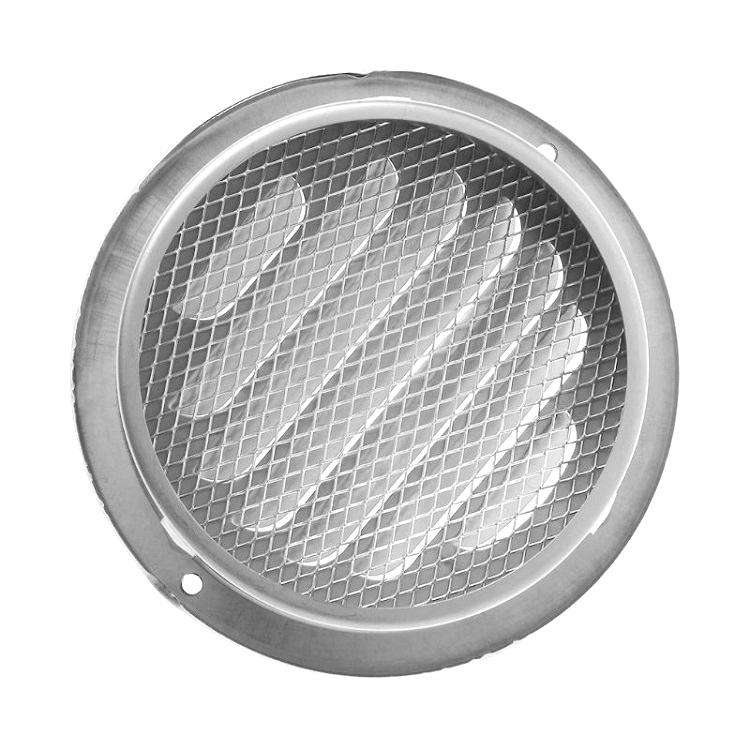 200mm External Wall Stainless Steel Flat Head Rain and Insect Proof Bird Hood