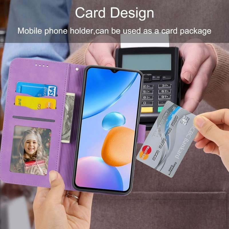 For vivo V27 Dierfeng Dream Line Leather Phone Case(Purple)