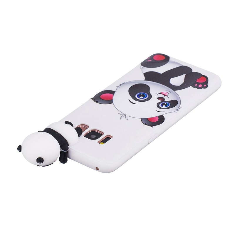 For Galaxy S8+ Shockproof Cartoon TPU Protective Case(Panda)
