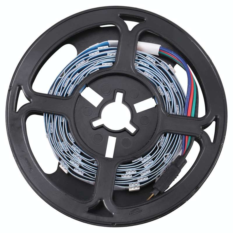 Bare Board 5050 SMD RGB LED Rope Light, 30 LED/m, Length: 2m, 12V 2A 100-240V, with 24-key Remote...