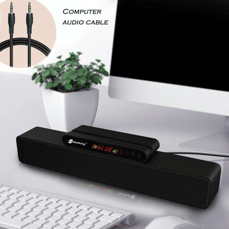 Newrixing NR-5017 LED Bluetooth Portable Speaker TWS Connection Loudspeaker Sound System 10W Ster...