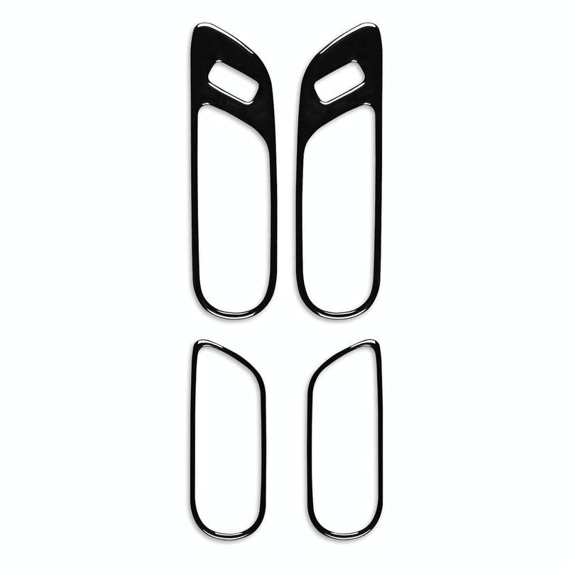 For Mazda 3 Axela 2010-2013 4 in 1 Car Door Handle Decorative Sticker, Left and Right Drive Unive...