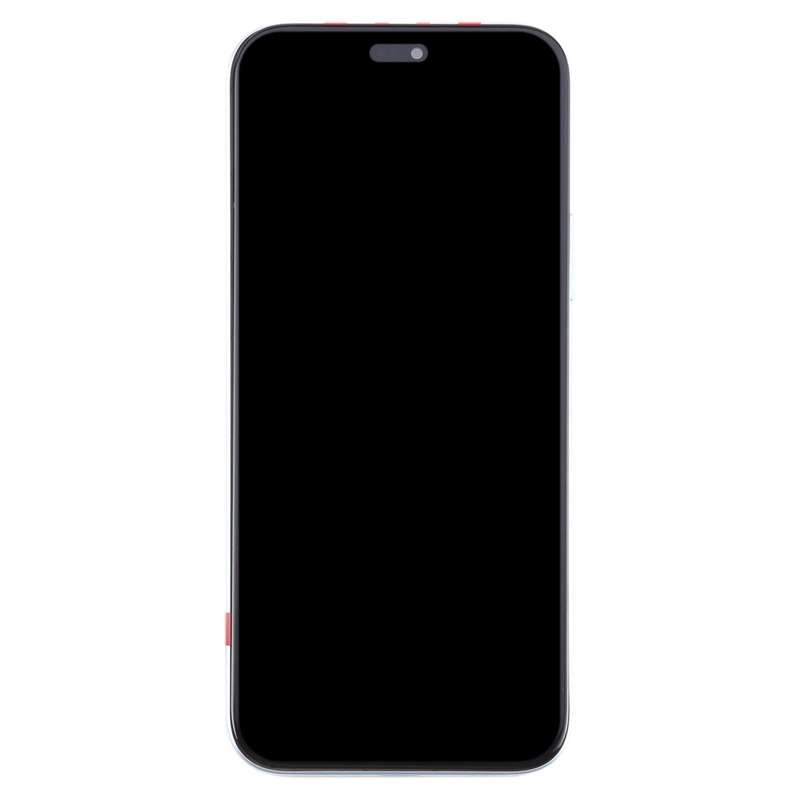 For Honor X8b Original LCD Screen Digitizer Full Assembly with Frame (Silver)