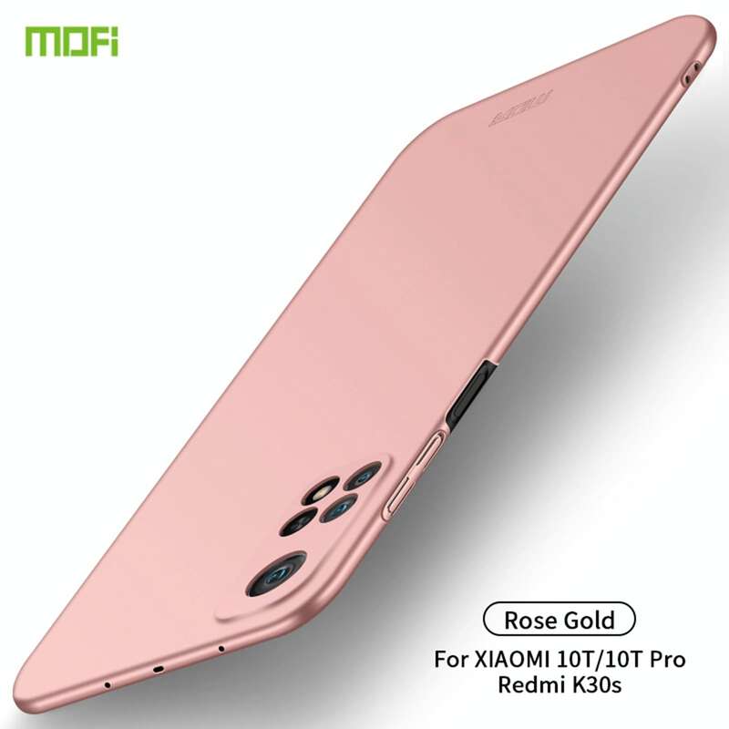 For Xiaomi Mi 10T / 10T Pro / K30S MOFI Frosted PC Ultra-thin Hard C(Rose gold)