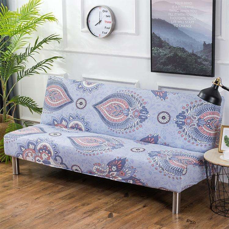 All-inclusive Cover Non-slip Armrestless Folding Sofa Bed Cover, Size:L(Dreamland)