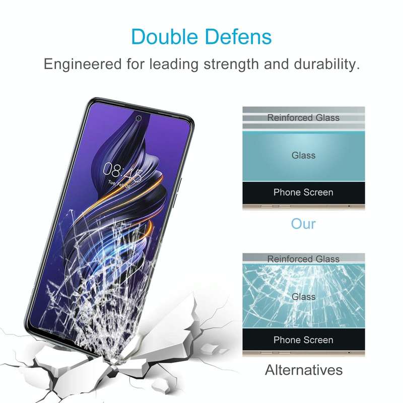 For TECNO Pova 5 4G 50pcs 0.26mm 9H 2.5D Tempered Glass Film