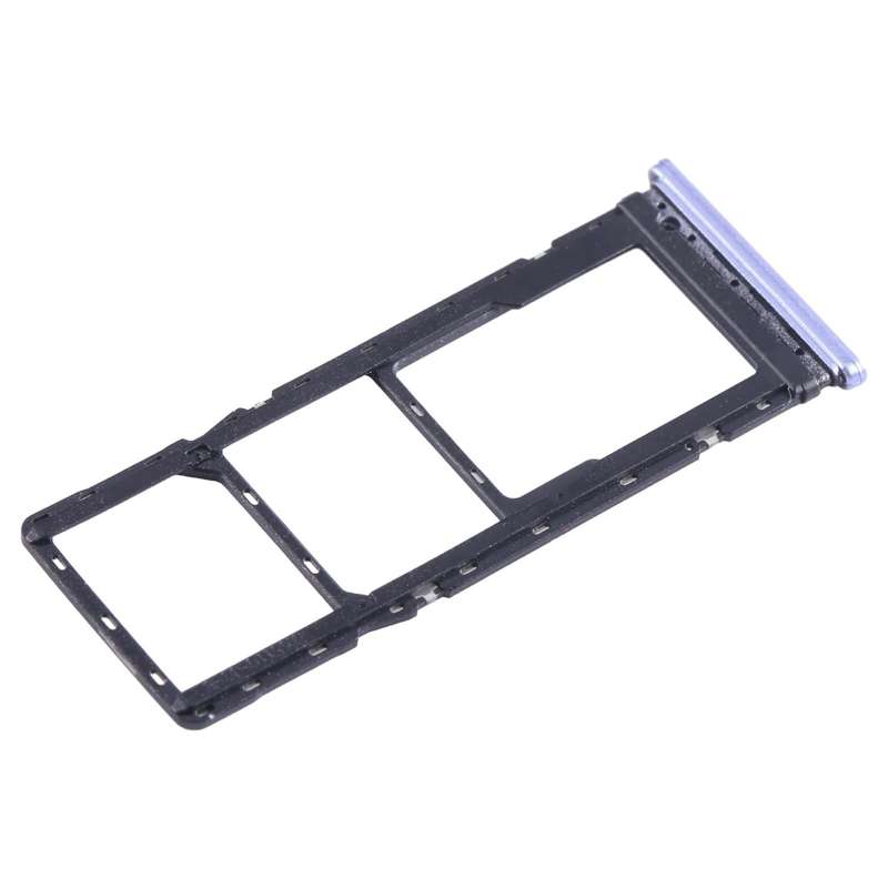 For Infinix Smart 6 X6511B SIM Card Tray + SIM Card Tray + Micro SD Card Tray (Purple)