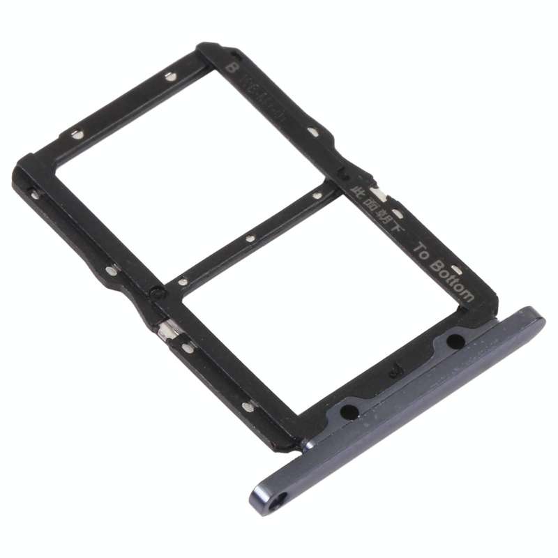 SIM Card Tray + SIM Card Tray for Huawei Nova 5T (Black)