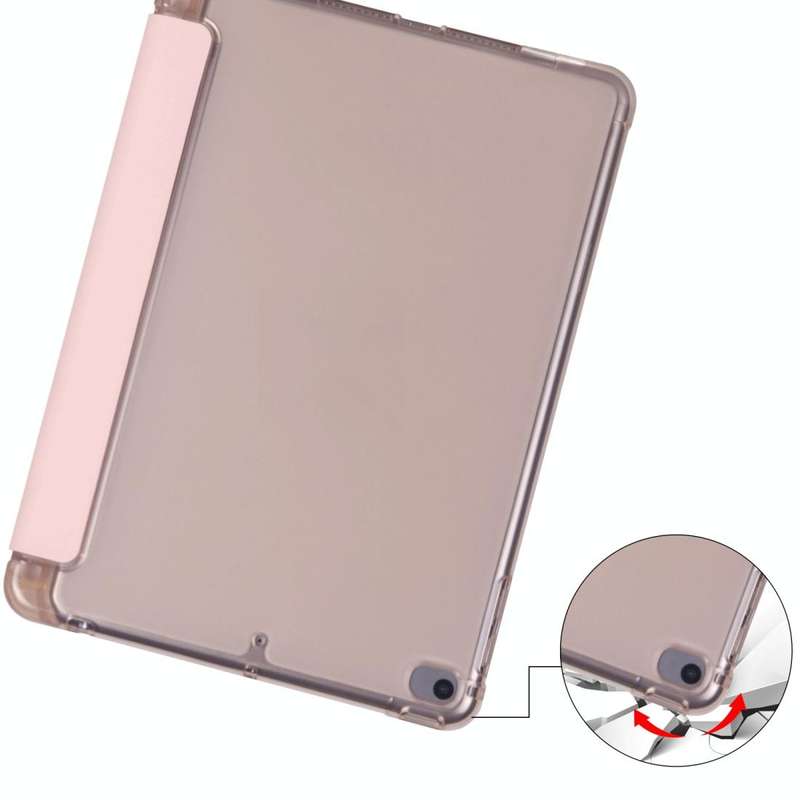 For iPad Mini 5 / Mini 4 3-folding Horizontal Flip PU Leather + Shockproof TPU Case with Holder &...