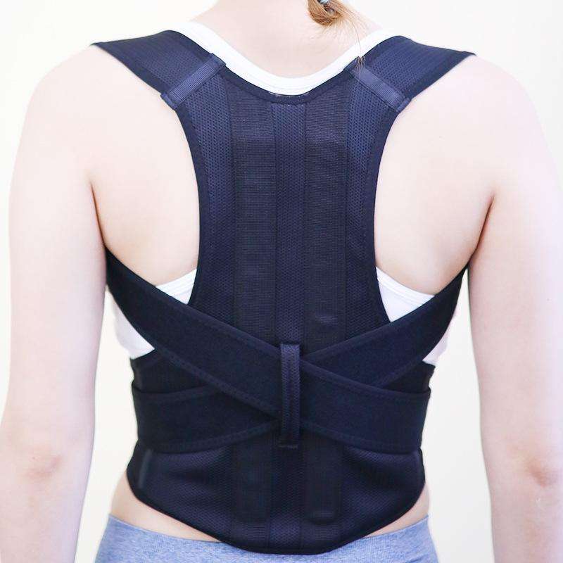 Breathable Anti-hunchback Posture Correction Belt, Specification: M(Black)