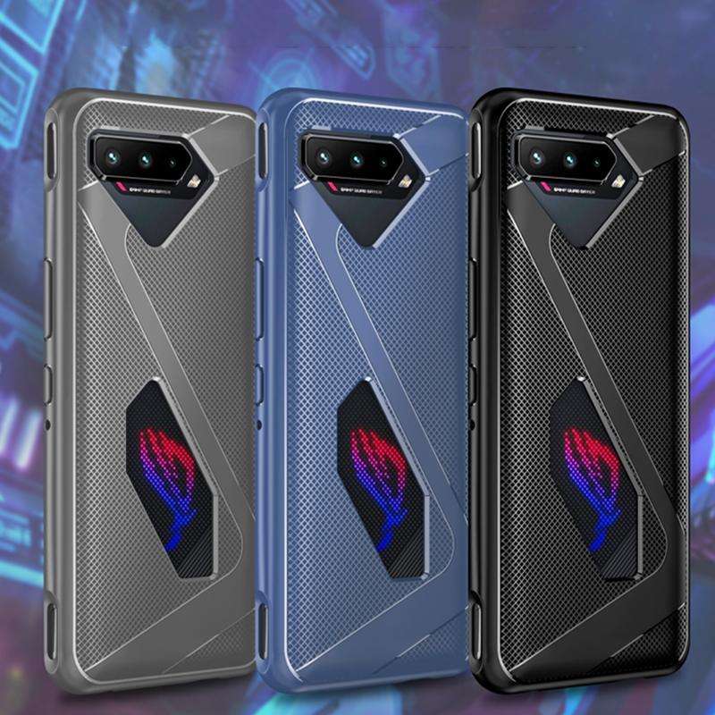 For Asus ROG Phone 5 TPU Cooling Gaming Phone All-inclusive Shockproof Case(Gray)
