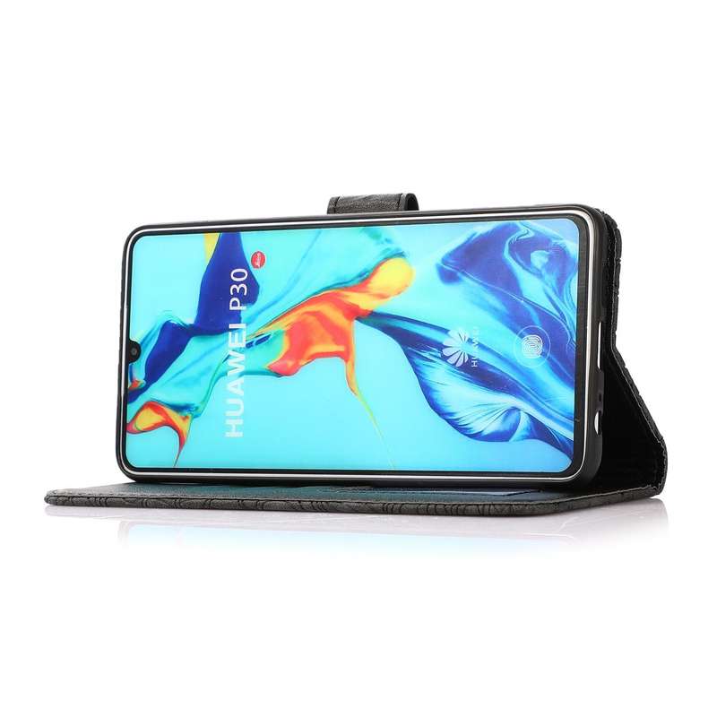 For Huawei P30 Skin Feel Embossed Sunflower Horizontal Flip Leather Case with Holder & Card Slots...