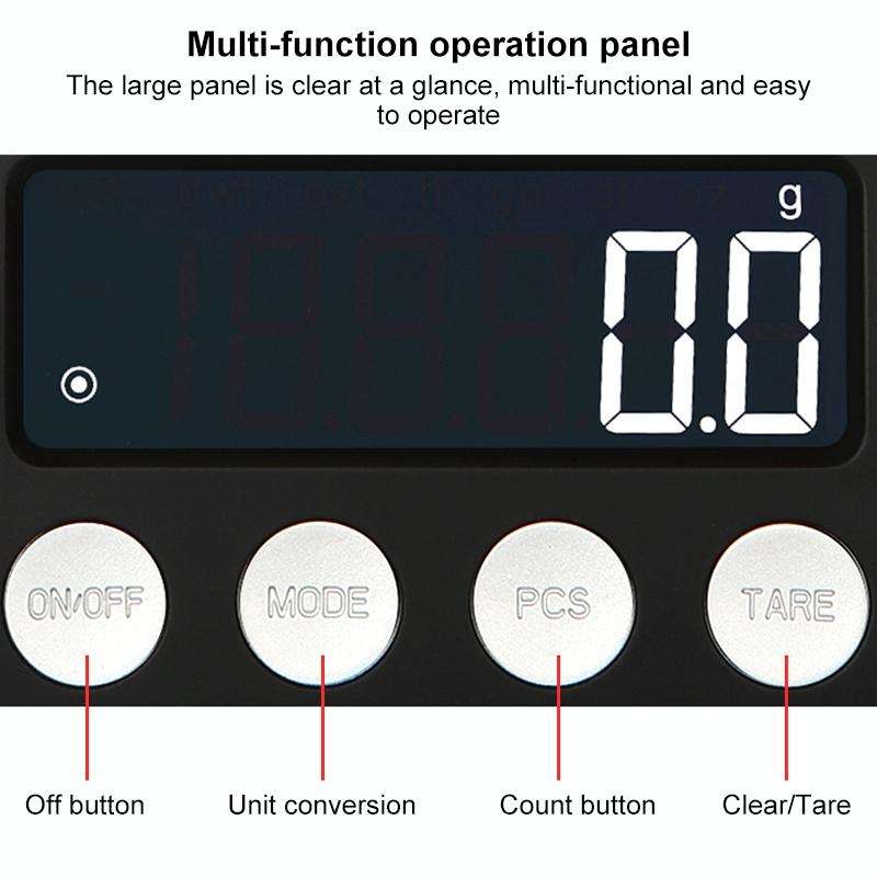 High-Precision Electronic Scale Mini Portable Jewellery Medicine Scale, Style:500g/0.01g