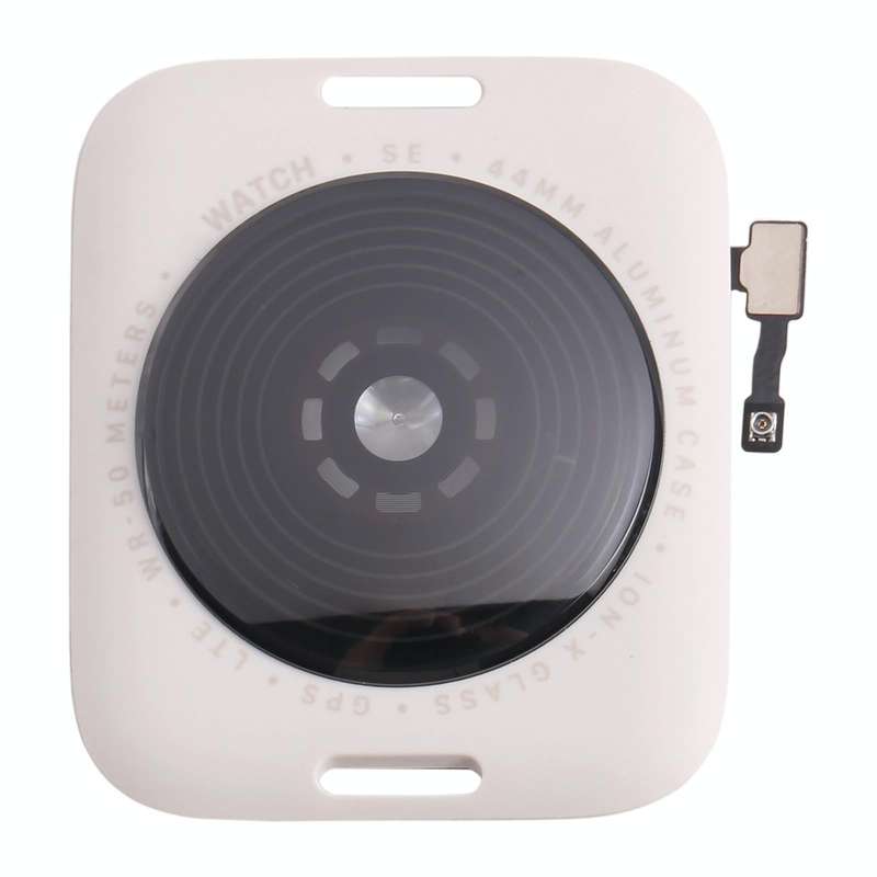For Apple Watch SE 2022 44mm LTE Edition Rear Housing Glass Cover with Cable (Aurora)