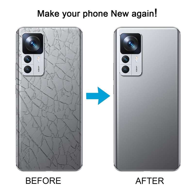 For Xiaomi 12T OEM Glass Material Battery Back Cover(White)