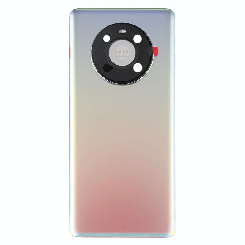 Original Battery Back Cover with Camera Lens Cover for Huawei Mate 40(Silver)
