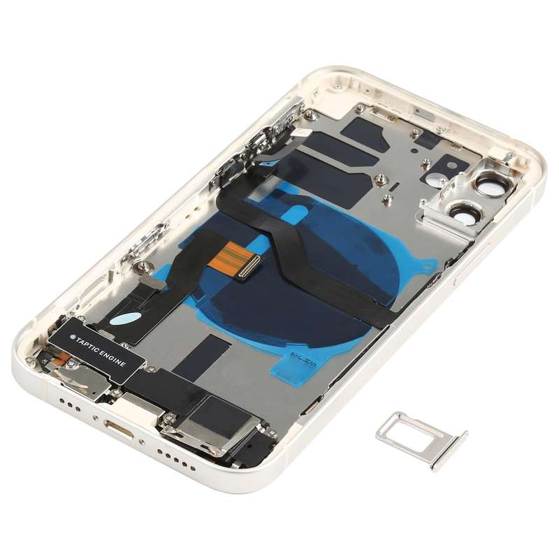 Battery Back Cover Assembly (with Side Keys & Speaker Ringer Buzzer & Motor & Camera Lens & Card ...