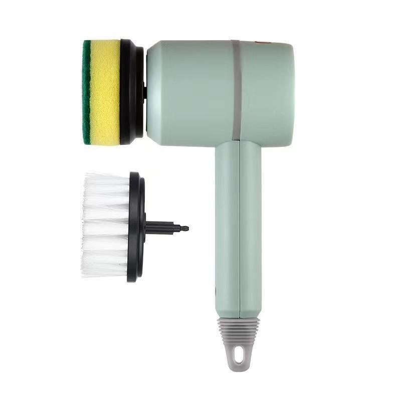 Wireless Electric Cleaning Brush USB Rechargeable Kitchen Bathtub Tile Cleaning Brushes Green 120...
