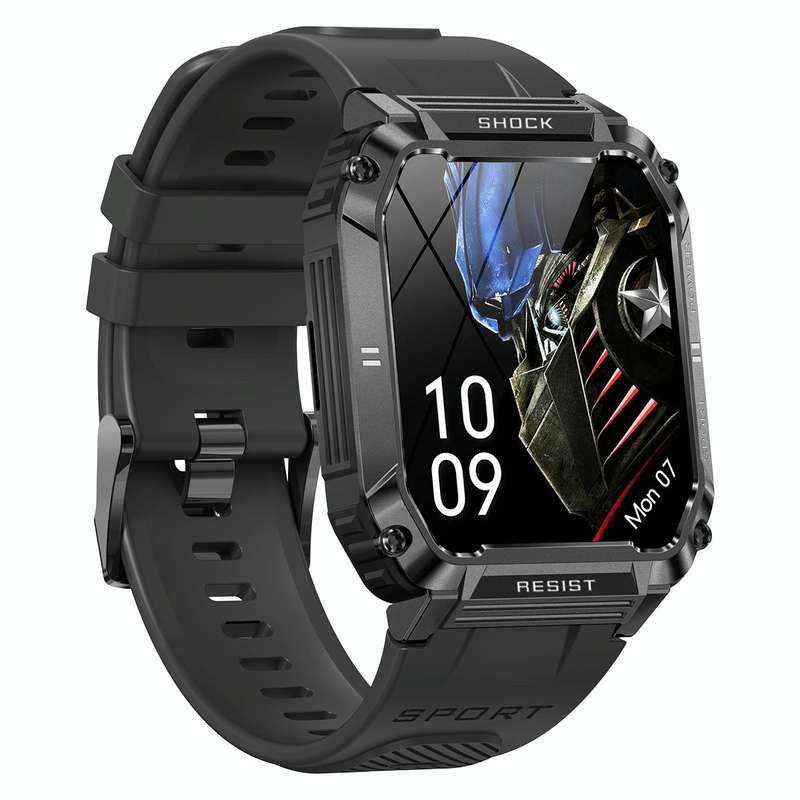 T3 1.95 inch Rugged Smart Sports Wristband Support Heart Rate Monitoring / Blood Pressure Monitor...