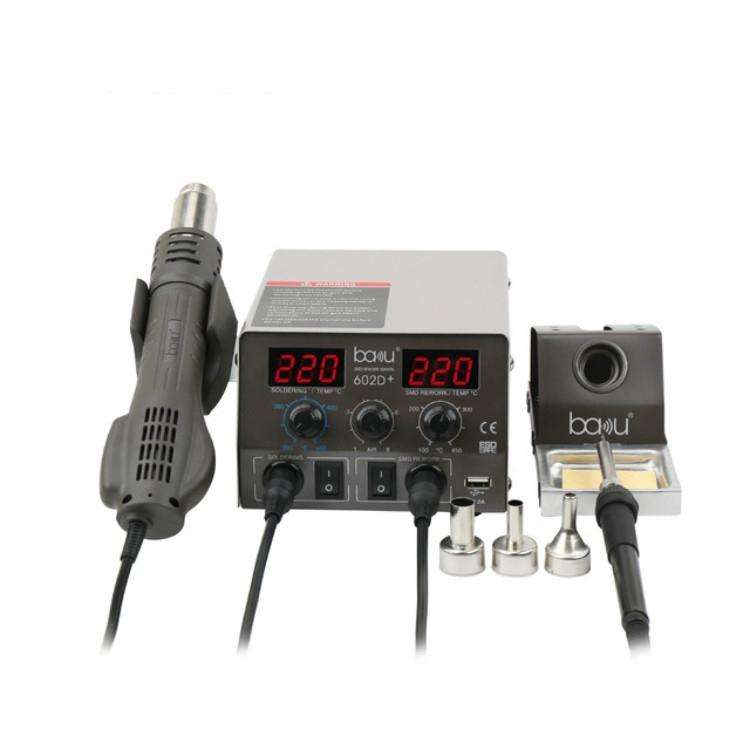 BAKU BA-602D+ Welding Station Set Dual Digital Display Mobile Phone Repair Tin Welding Tool, Spec...