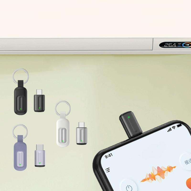 Ocrustar Capsule Mobile Phone Infrared Universal Remote Control, Color: Type-C (Silver)